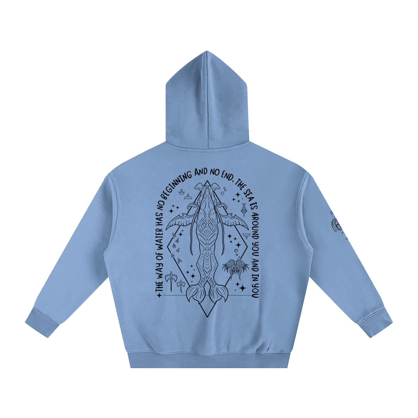 Spirit Sibling - Lighter Colours ) Oversized Fleece Hoodie