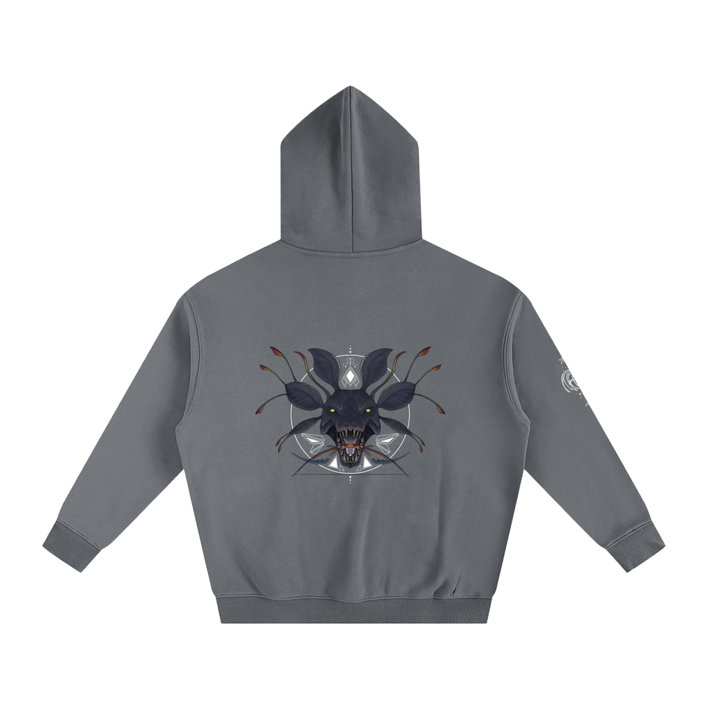 Hunter Of The Forest - darker colours ) Oversized Fleece Hoodie