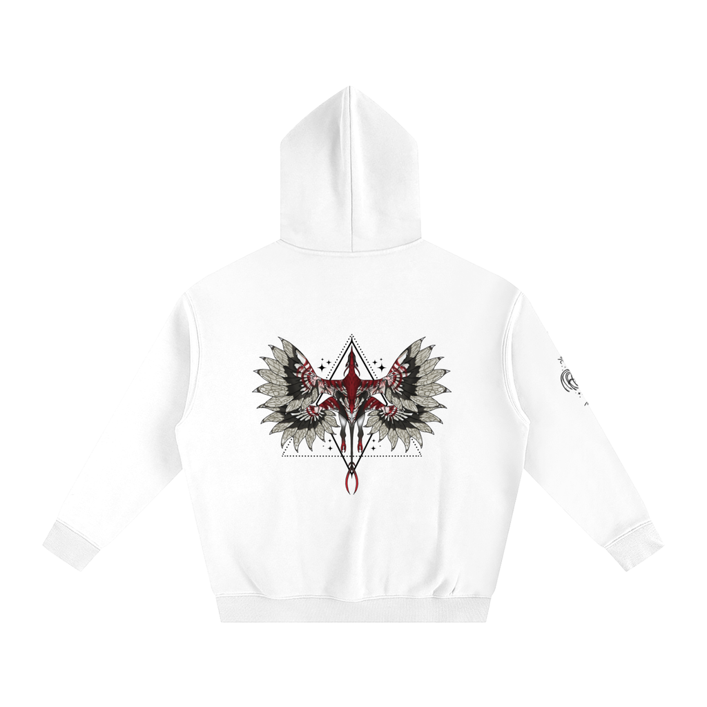Beast Within The Shadows - Lighter Colours ) Oversized Fleece Hoodie