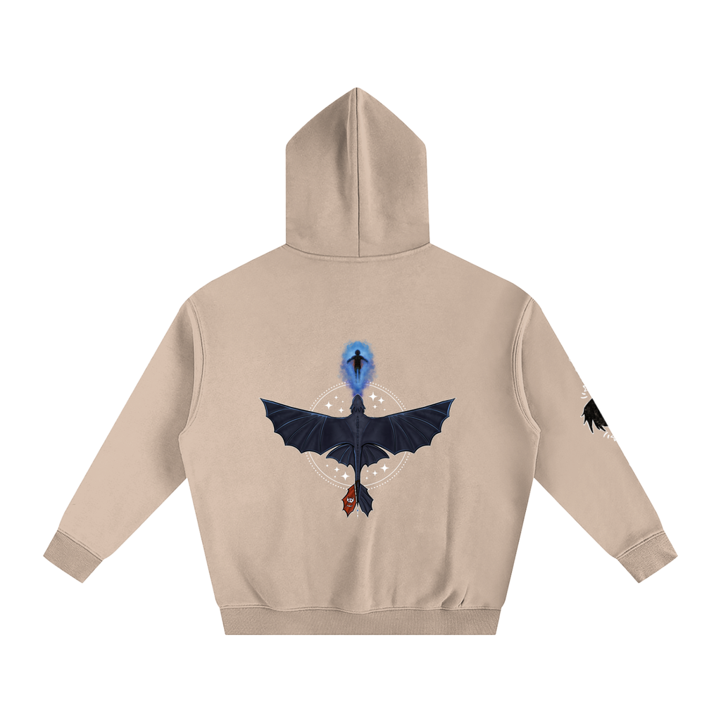 Midnight Bond - Oversize Fleeced Hoodie