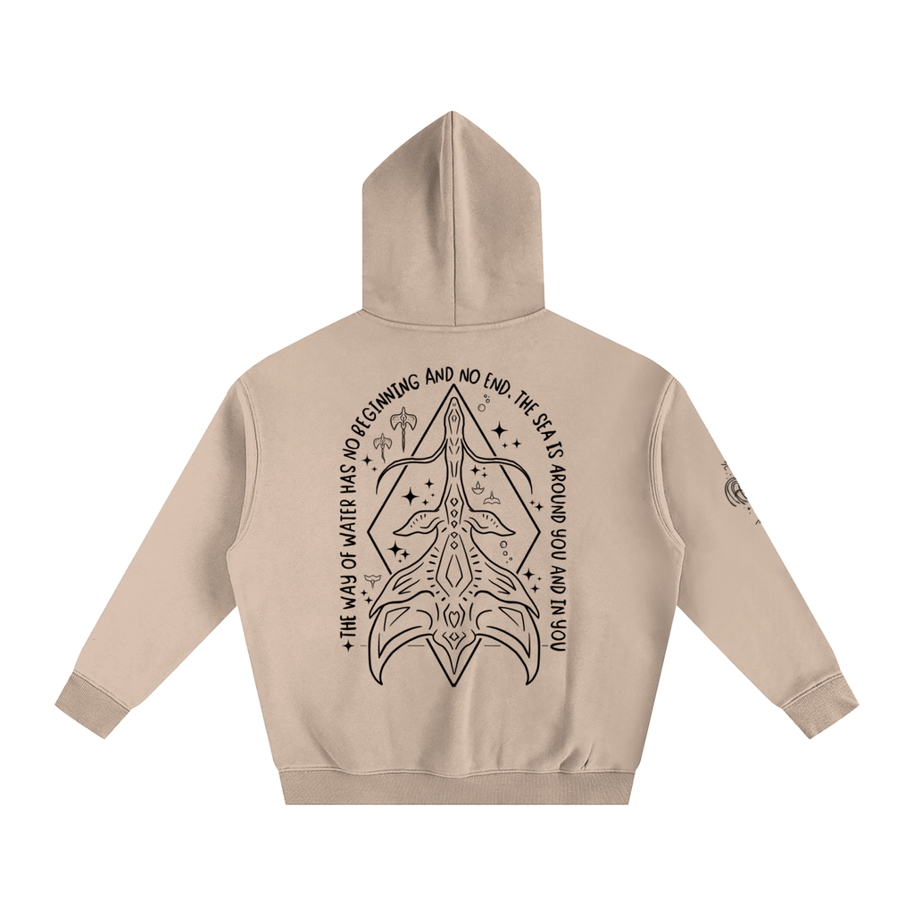 First Bond - Lighter Colours ) Oversized Fleece Hoodie