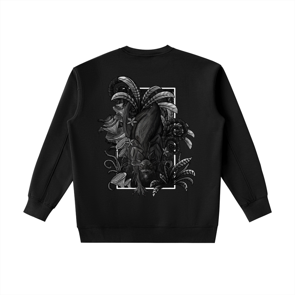 Echo of the first beast -( Lighter design B&W ) Essential Heavyweight Crewneck Sweatshirt