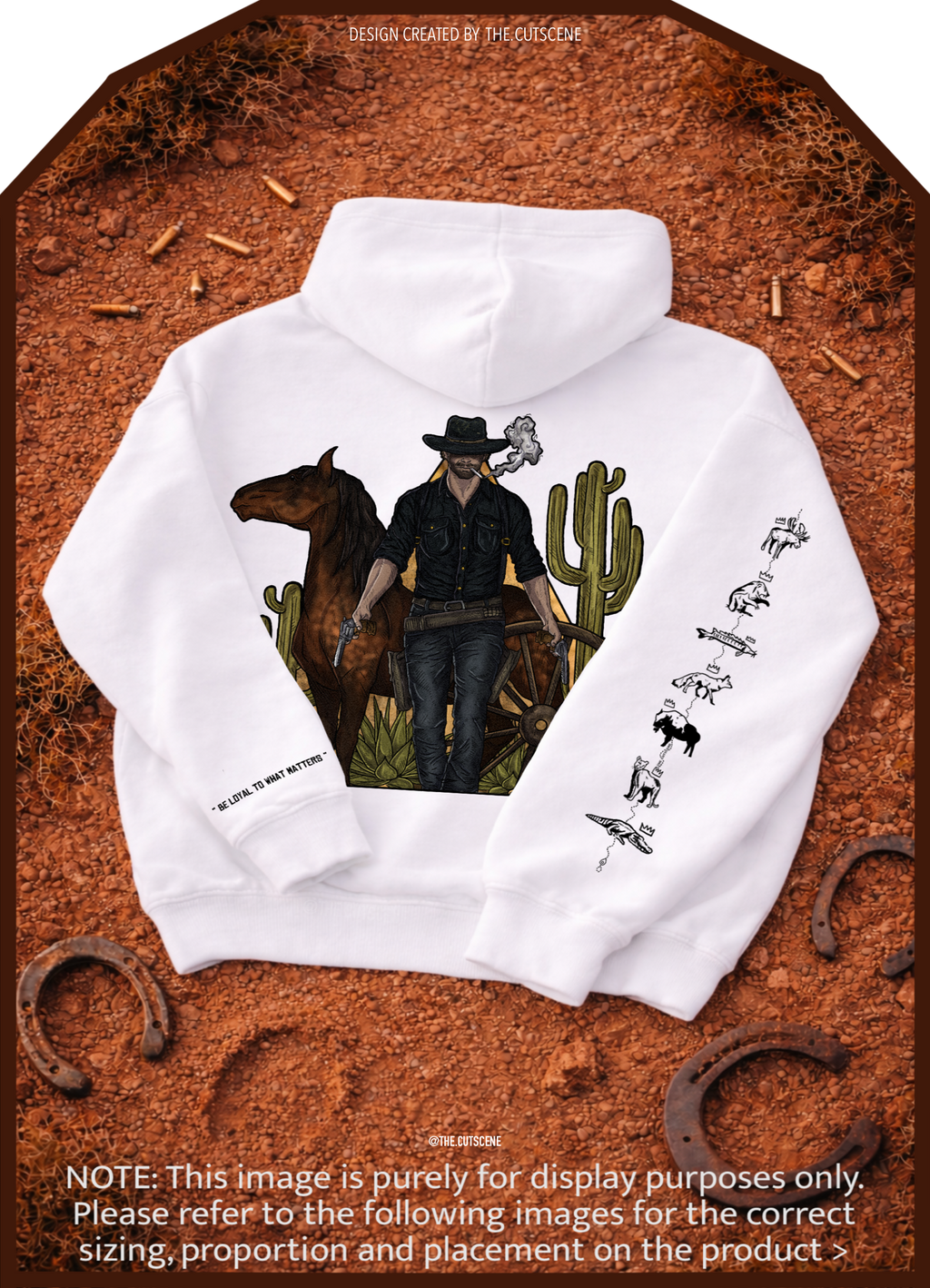Forever Outlawed - coloured ( lighter ) Oversize Fleeced Hoodie