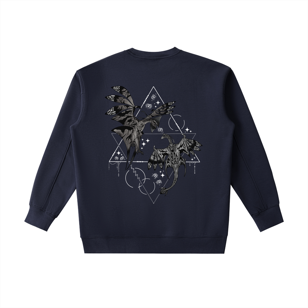 Wings of the first bond - ( Lighter design B&W ) Essential Heavyweight Crewneck Sweatshirt