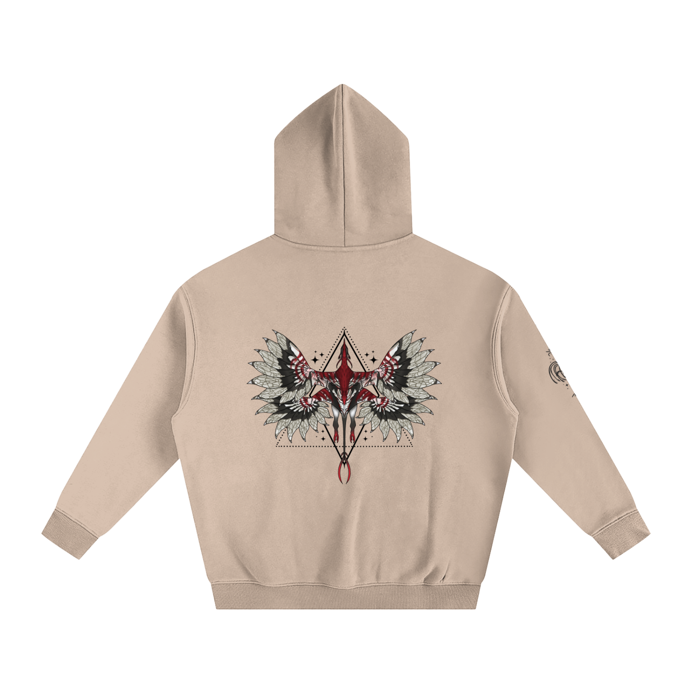 Beast Within The Shadows - Lighter Colours ) Oversized Fleece Hoodie