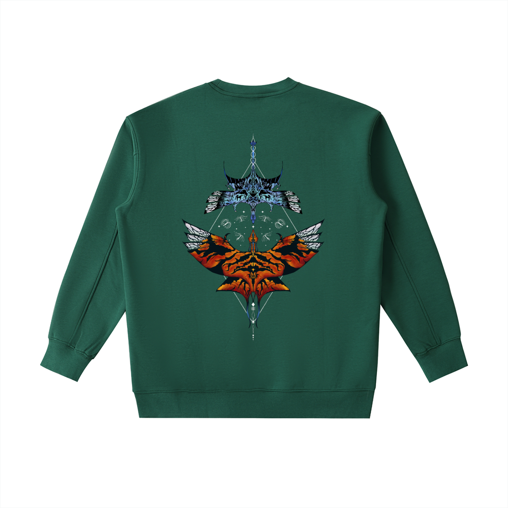 Aerial Convergence - ( lighter Design) Essential Heavyweight Crewneck Sweatshirt