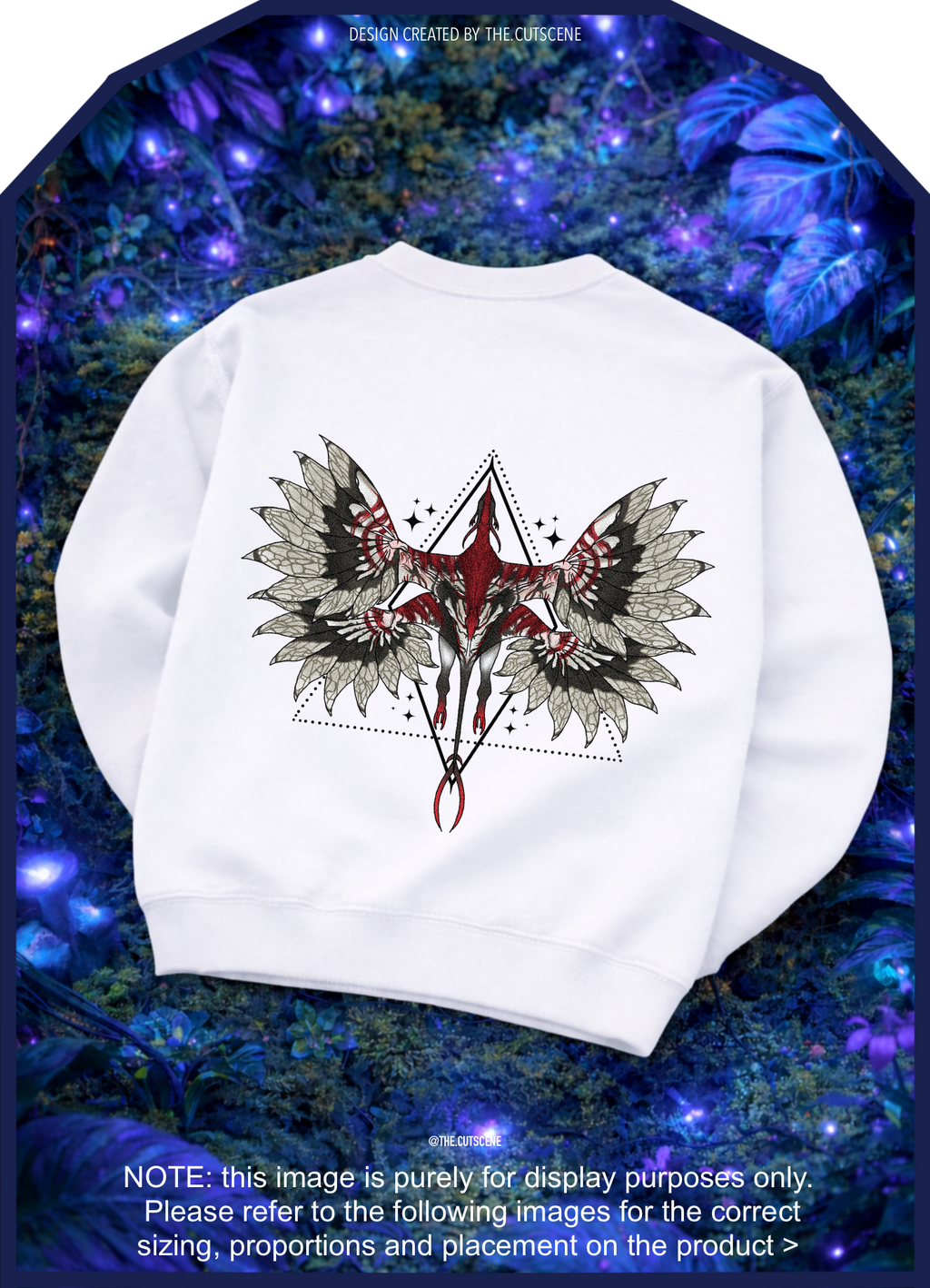 Beast Within The Shadow - ( darker design ) Essential heavyweight Crewneck sweatshirt