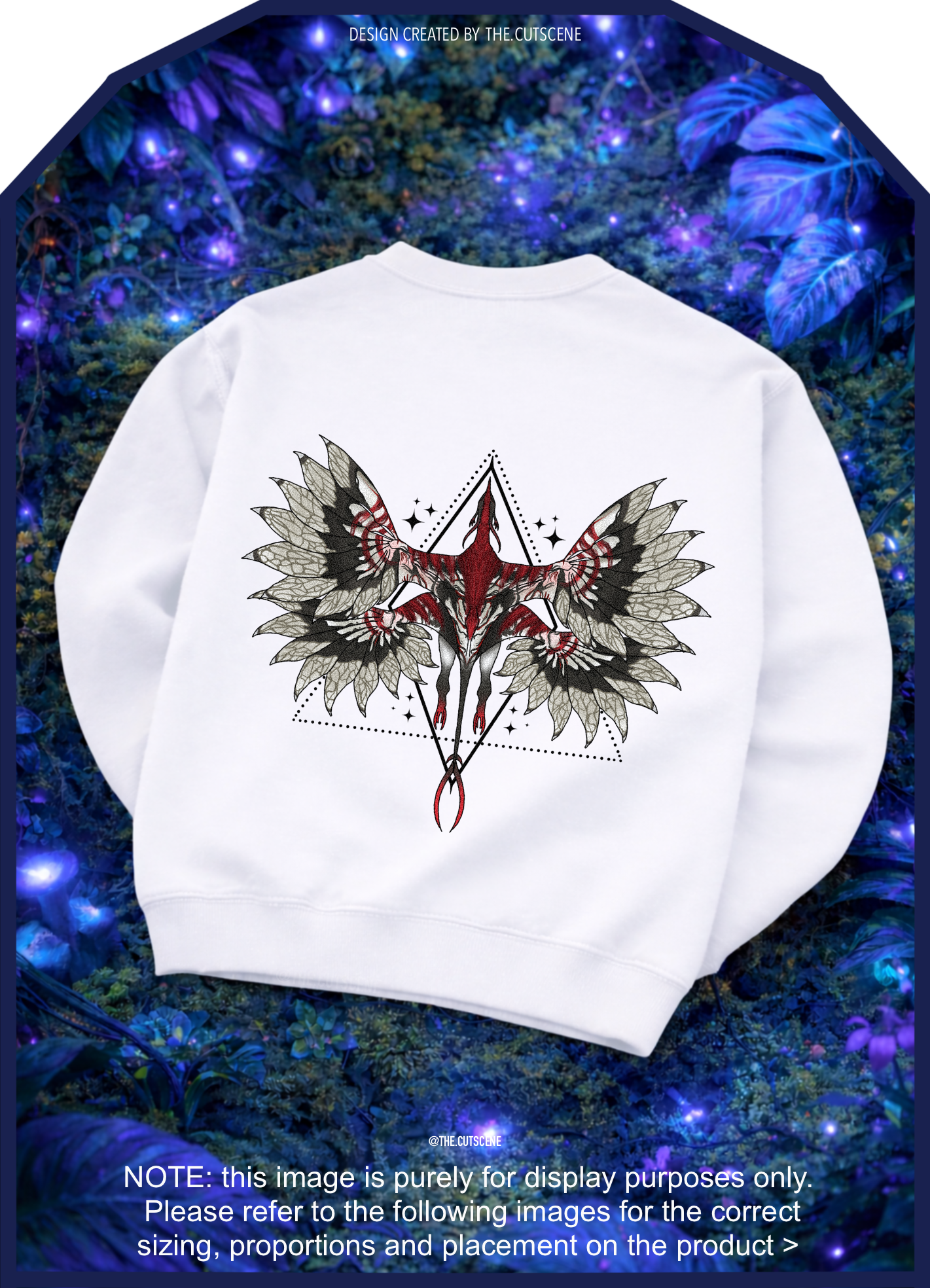 Beast Within The Shadow - ( darker design ) Essential heavyweight Crewneck sweatshirt
