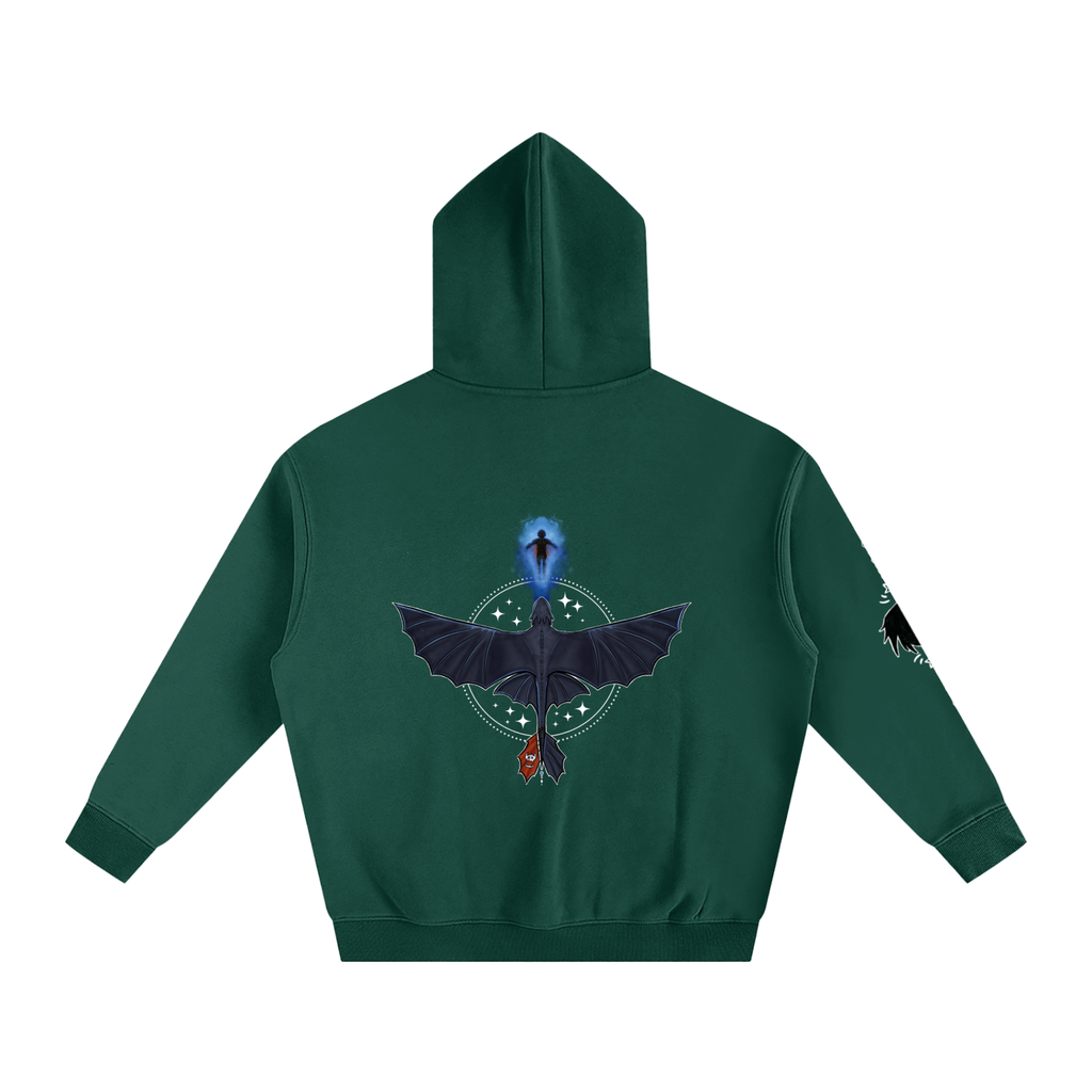 Midnight Bond - Oversize Fleeced Hoodie