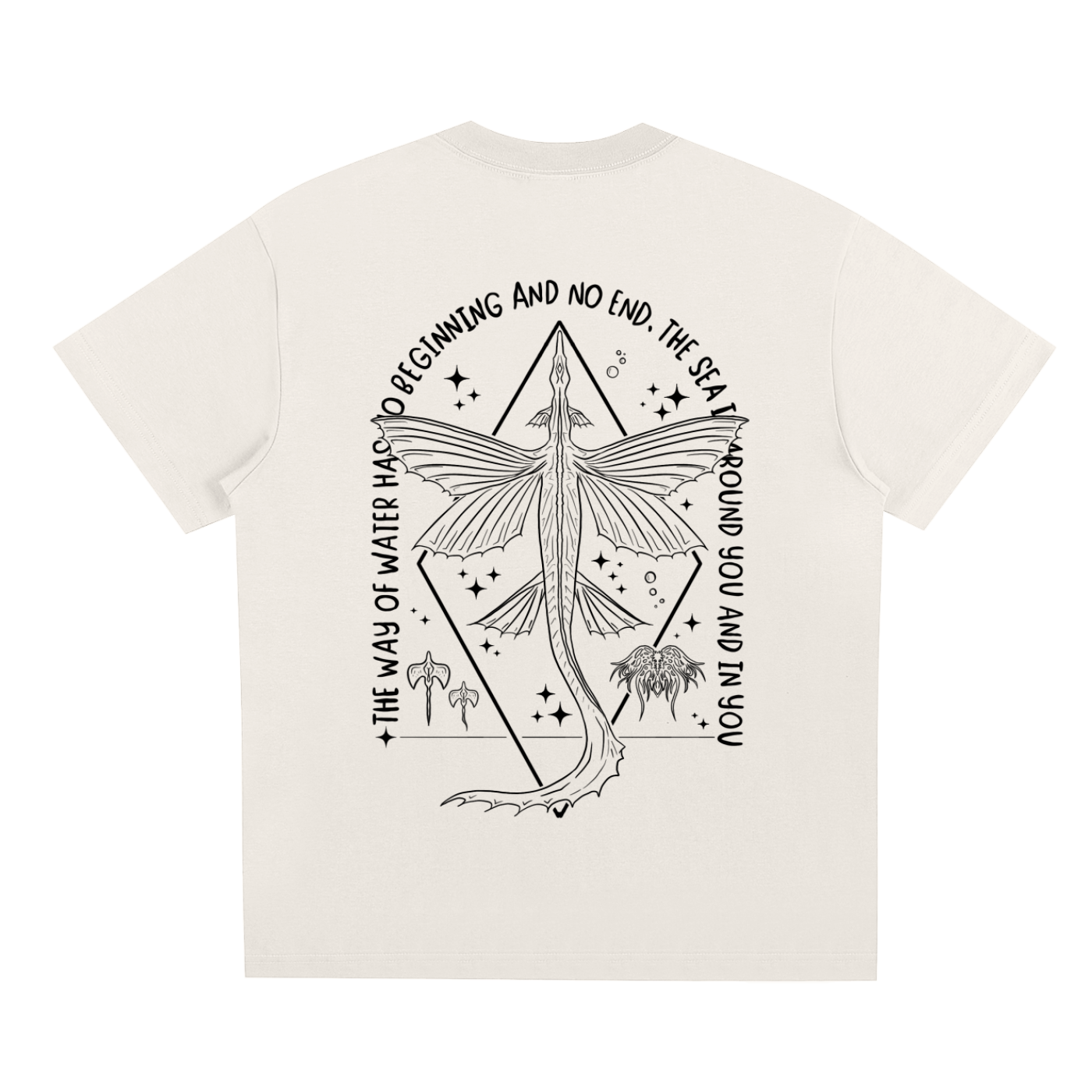 Ocean wings - ( Darker Design ) Quick-Dry Cooling T-Shirt