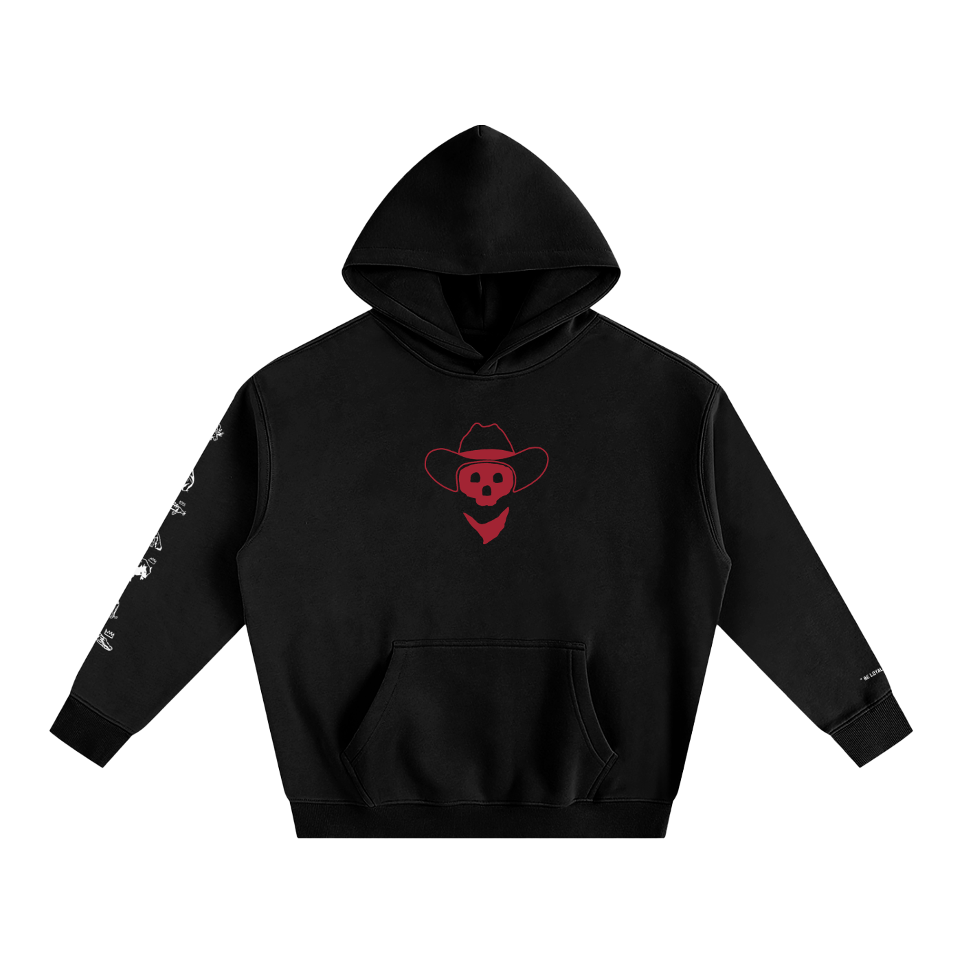 Forever Outlawed - coloured ( Darker ) Oversize Fleeced Hoodie
