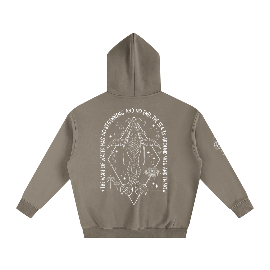 Spirit Sibling - Darker Colours ) Oversized Fleece Hoodie