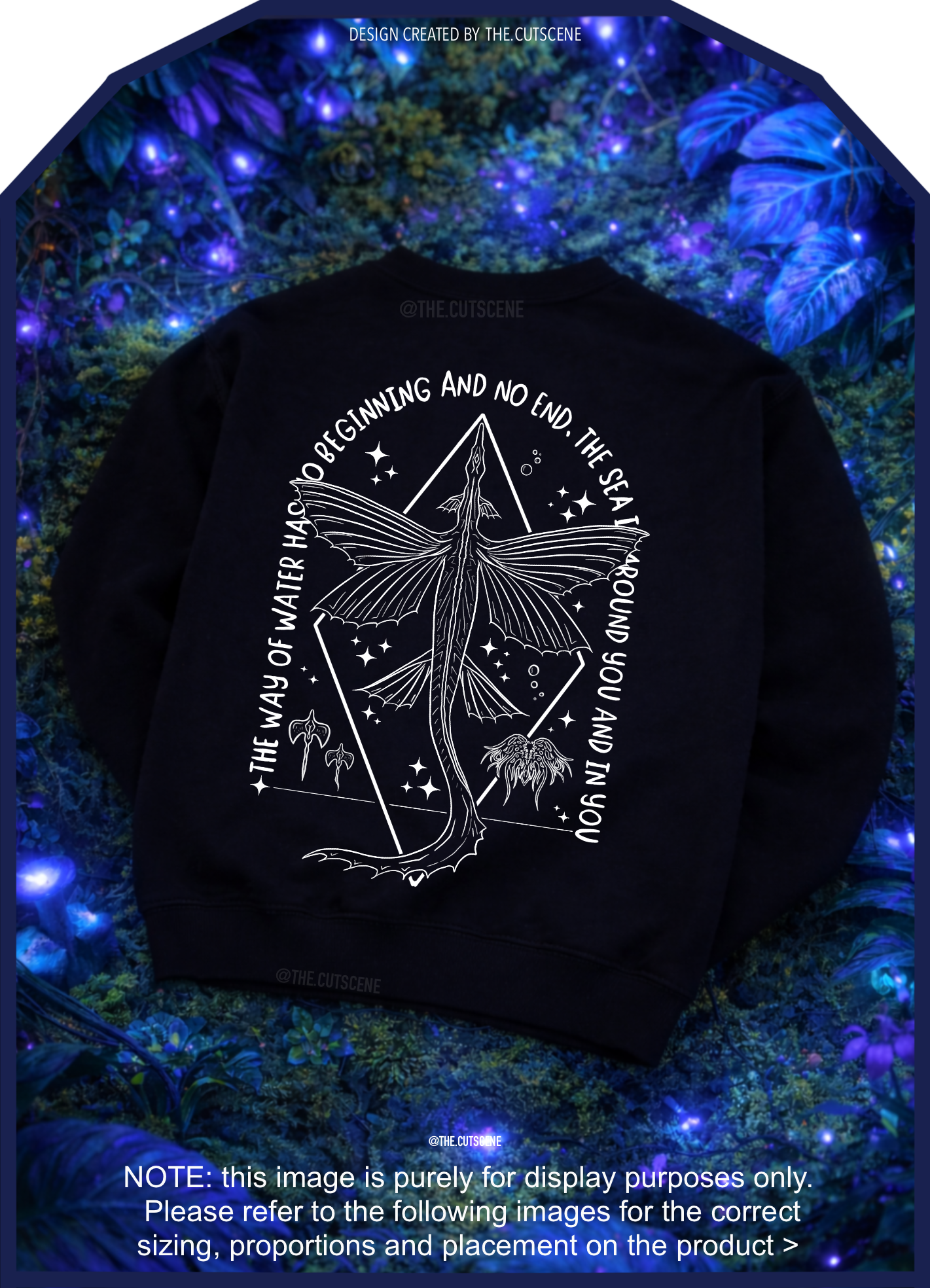 Ocean wings - ( Lighter Design ) Essential Heavyweight Crewneck Sweatshirt