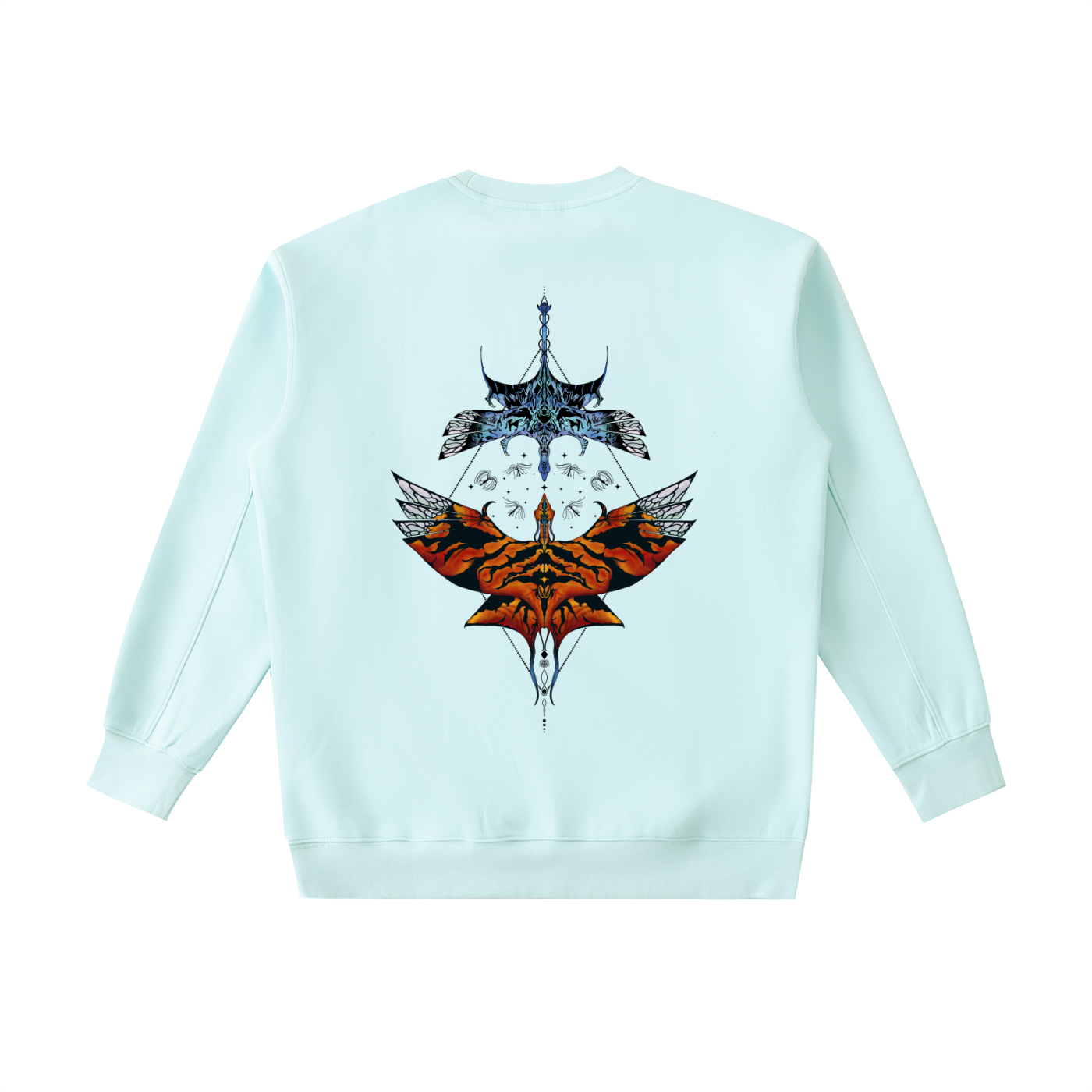 Aerial Convergence - ( darker Design)  Essential Heavyweight Crewneck Sweatshirt