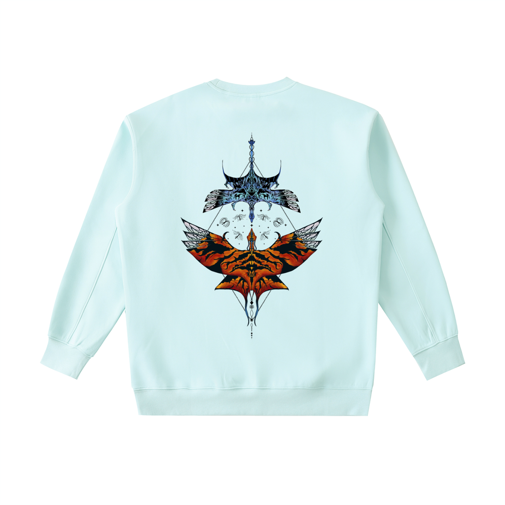 Aerial Convergence - ( darker Design)  Essential Heavyweight Crewneck Sweatshirt