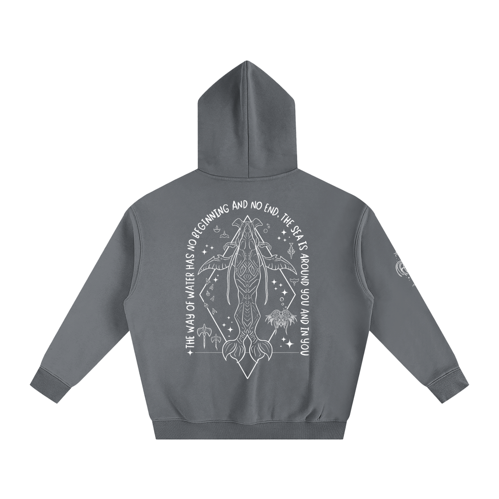 Spirit Sibling - Darker Colours ) Oversized Fleece Hoodie