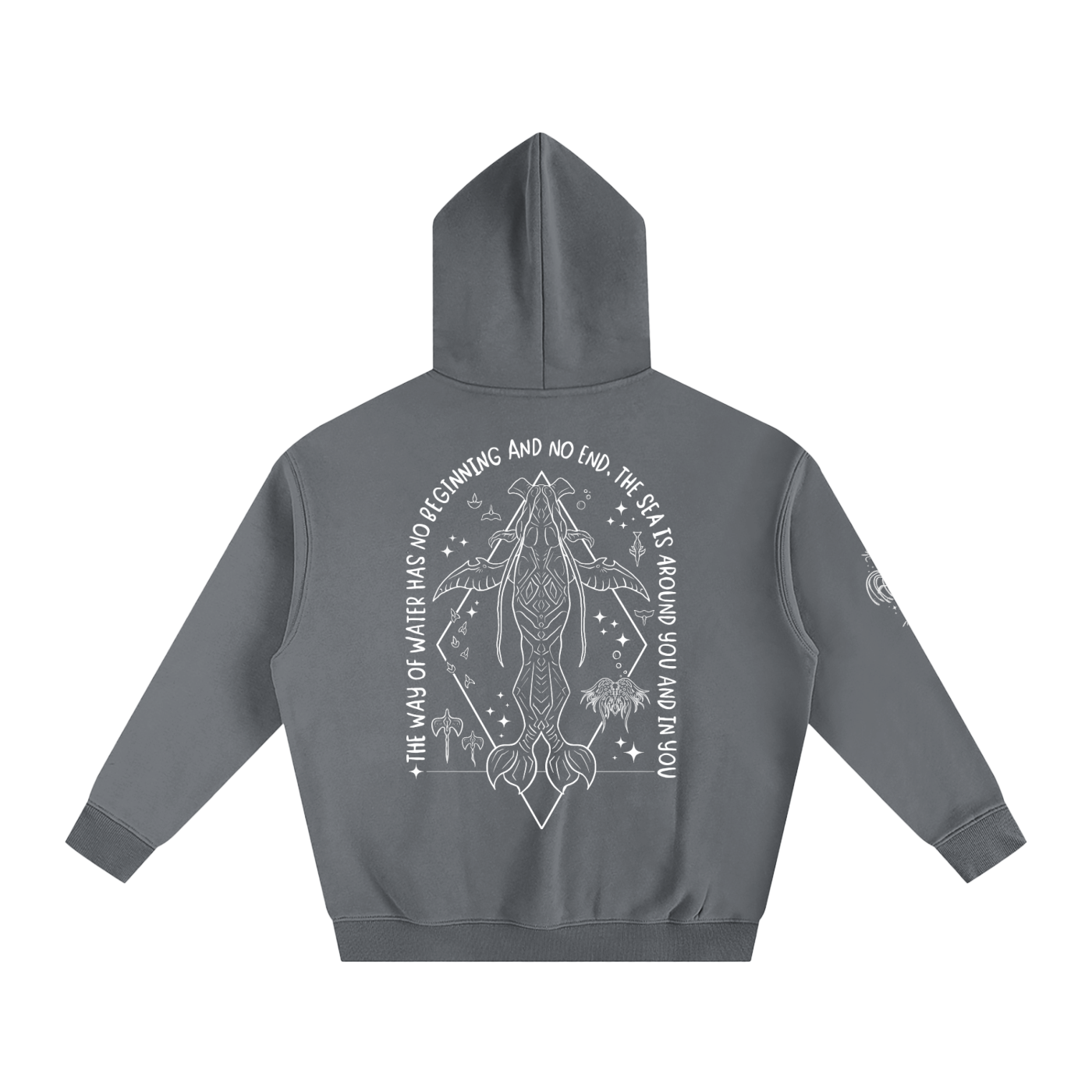 Spirit Sibling - Darker Colours ) Oversized Fleece Hoodie