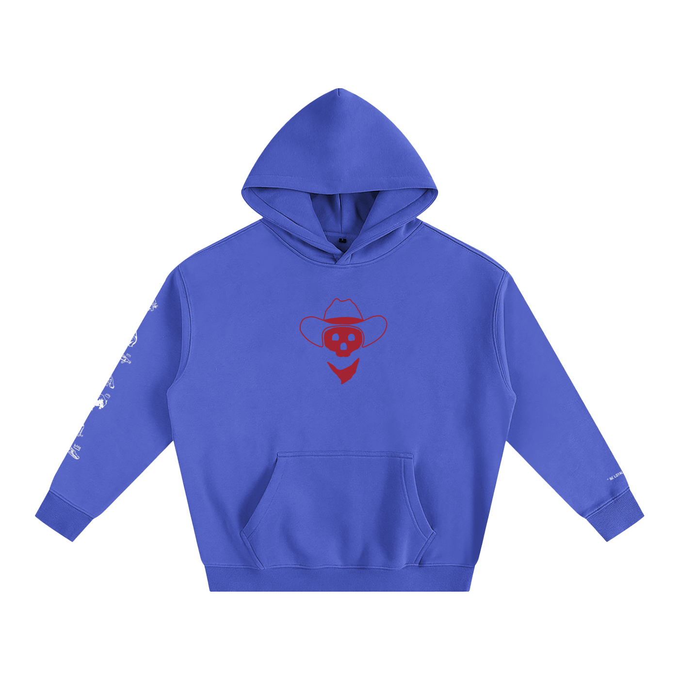 Forever Outlawed - coloured ( Darker ) Oversize Fleeced Hoodie