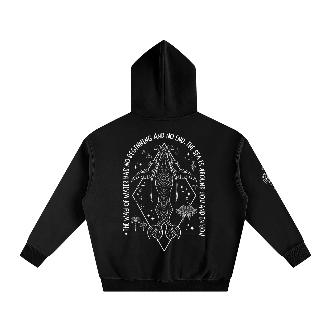 Spirit Sibling - Darker Colours ) Oversized Fleece Hoodie