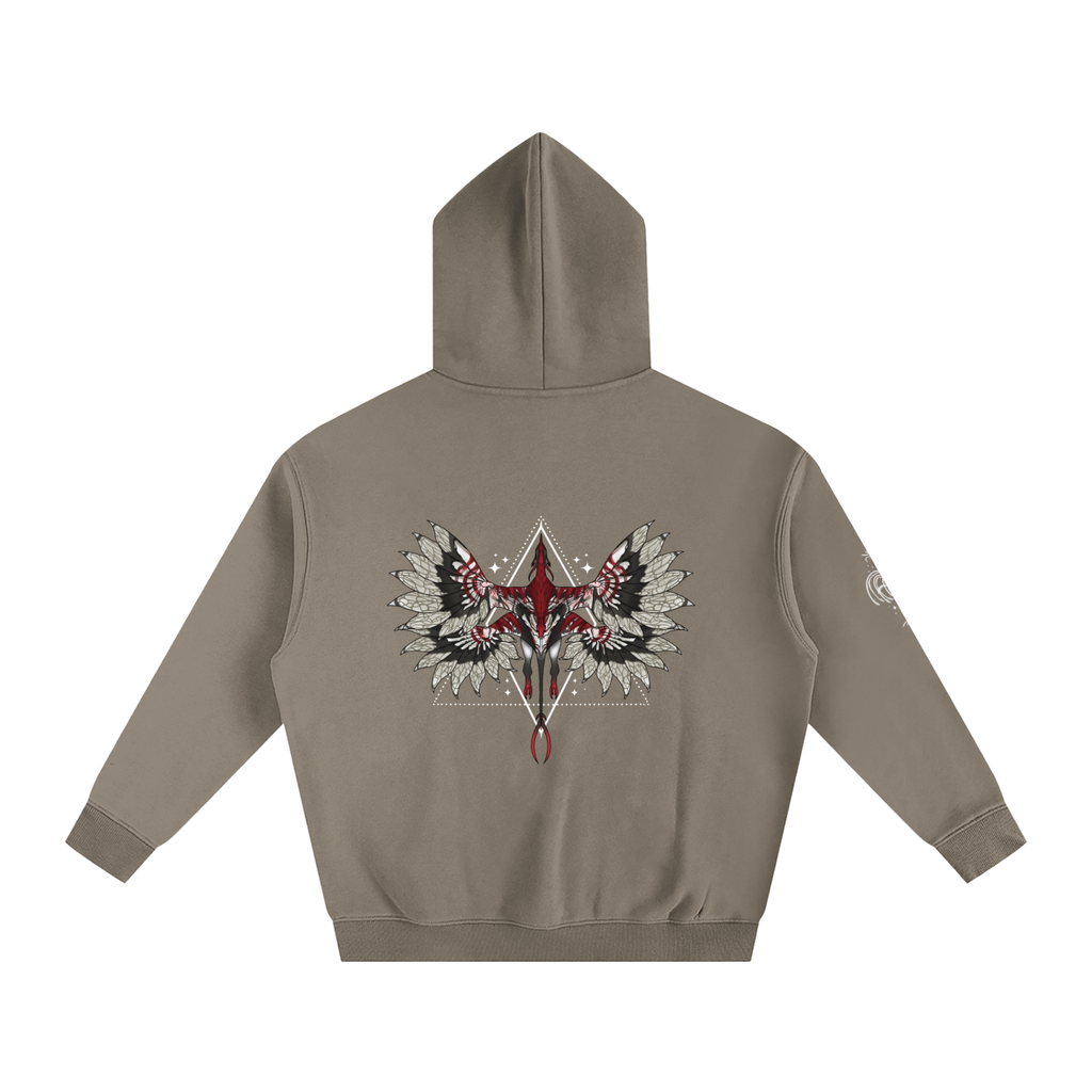 Beast Within The Shadows - Darker Colours ) Oversized Fleece Hoodie