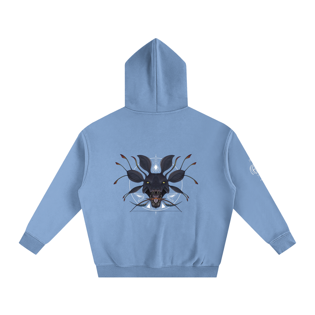 Hunter Of The Forest - darker colours ) Oversized Fleece Hoodie