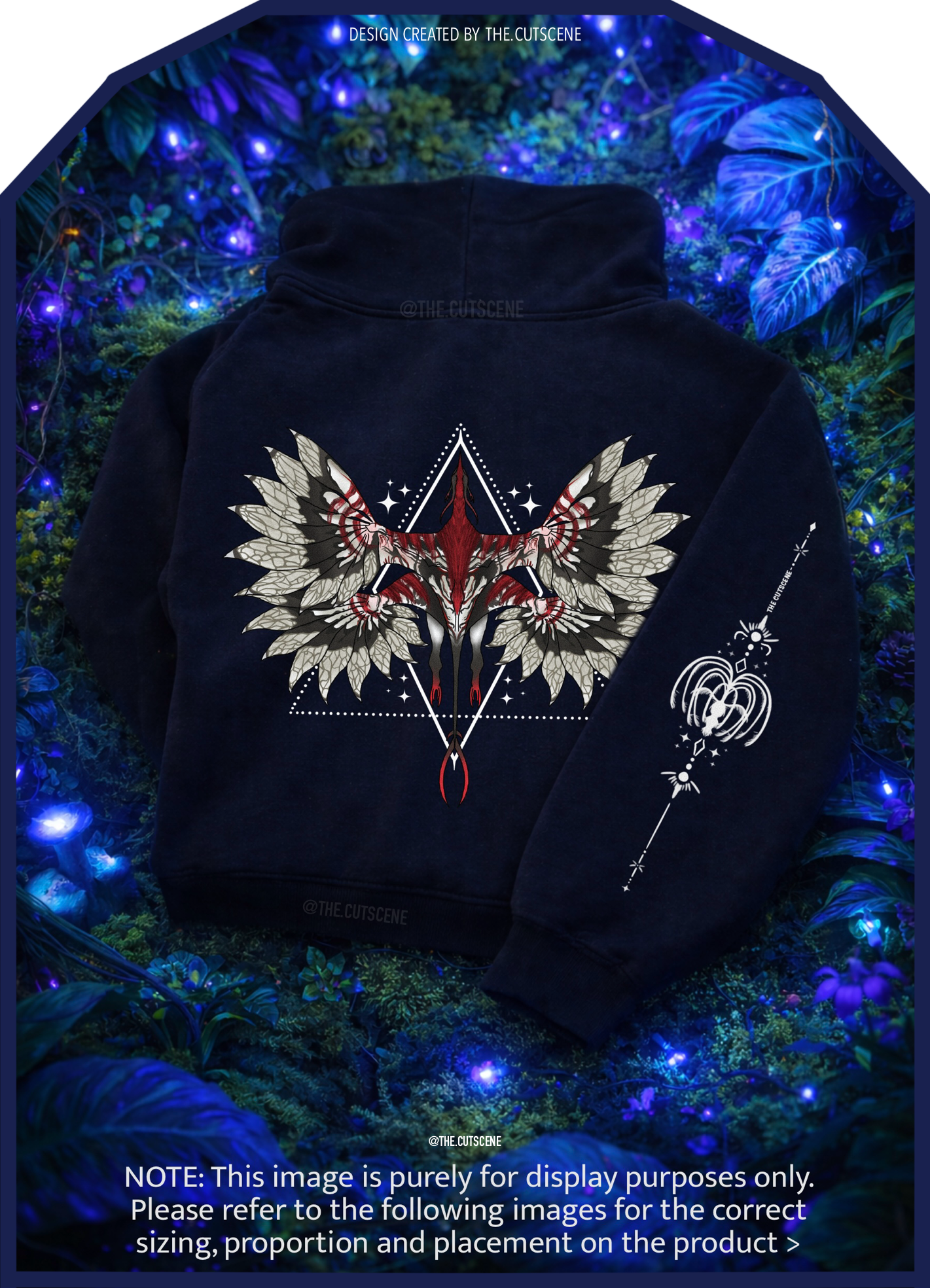Beast Within The Shadows - Darker Colours ) Oversized Fleece Hoodie