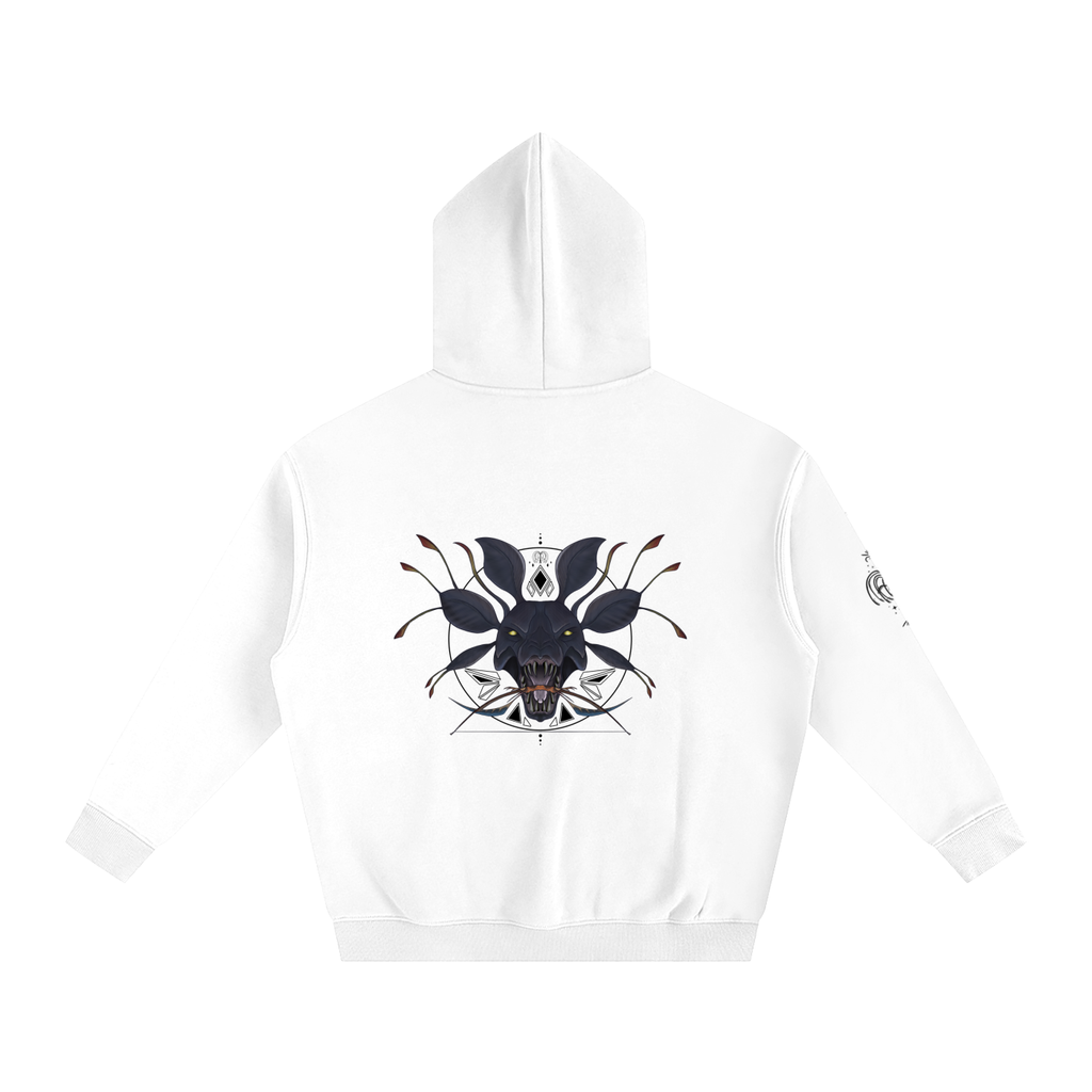 Hunter Of The Forest - Lighter colours ) Oversized Fleece Hoodie