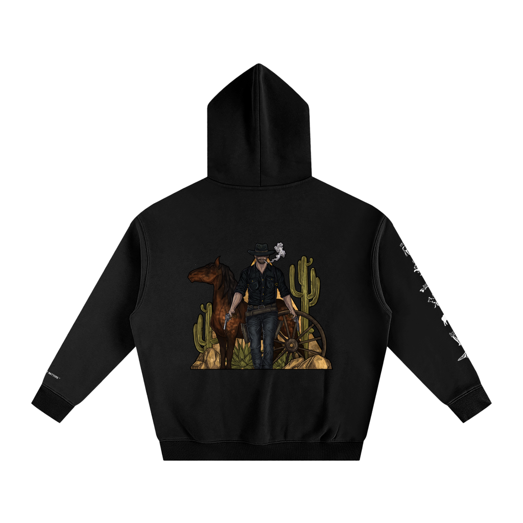 Forever Outlawed - coloured ( Darker ) Oversize Fleeced Hoodie