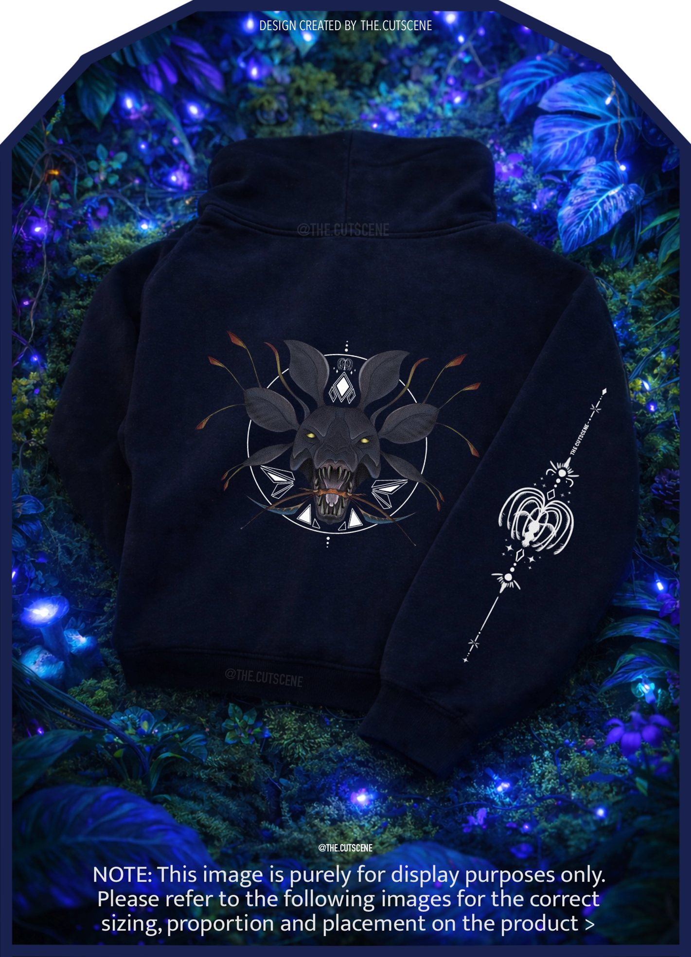 Hunter Of The Forest - darker colours ) Oversized Fleece Hoodie