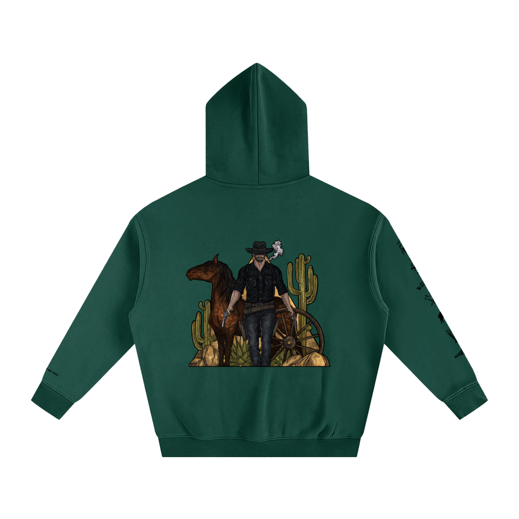 Forever Outlawed - coloured ( lighter ) Oversize Fleeced Hoodie