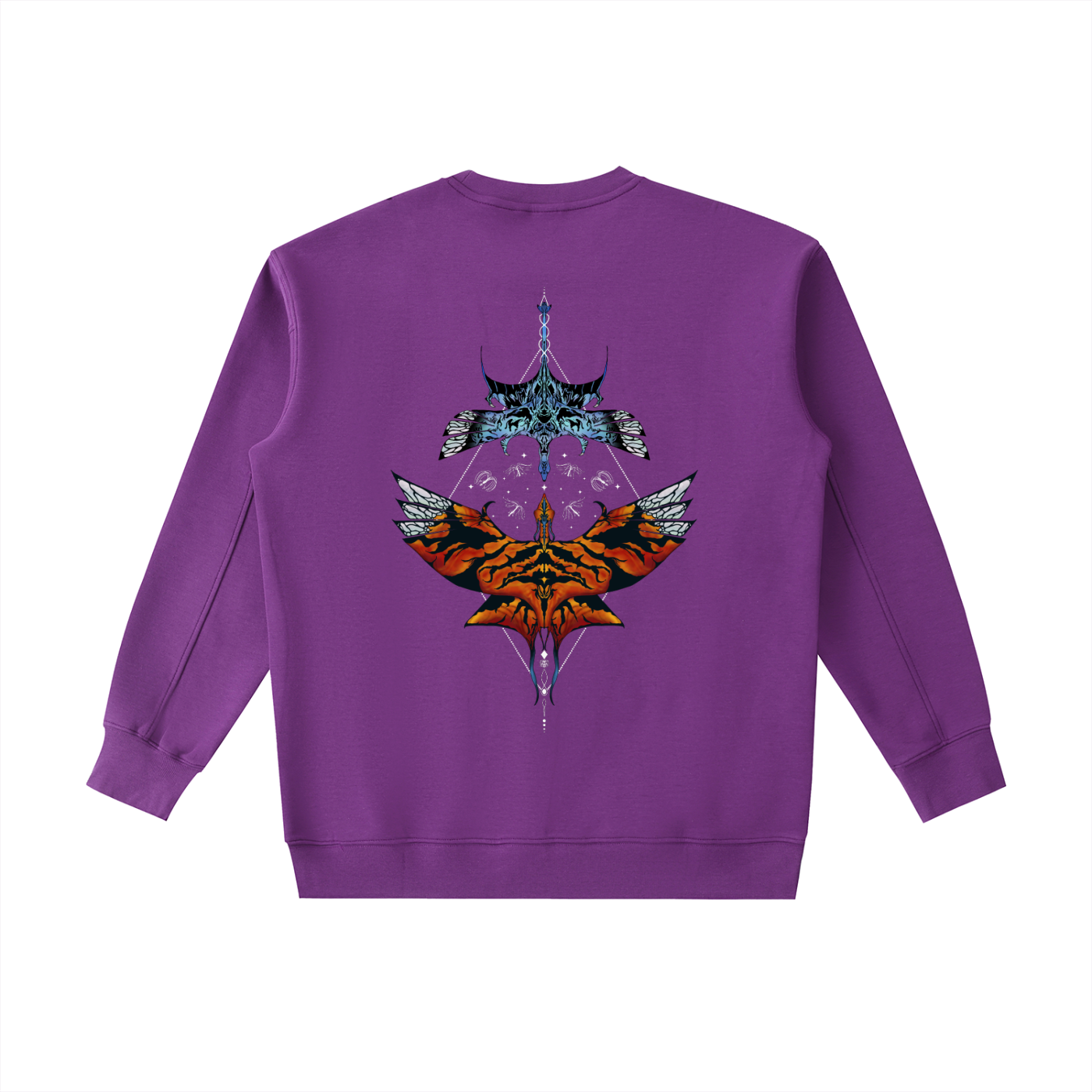 Aerial Convergence - ( lighter Design) Essential Heavyweight Crewneck Sweatshirt