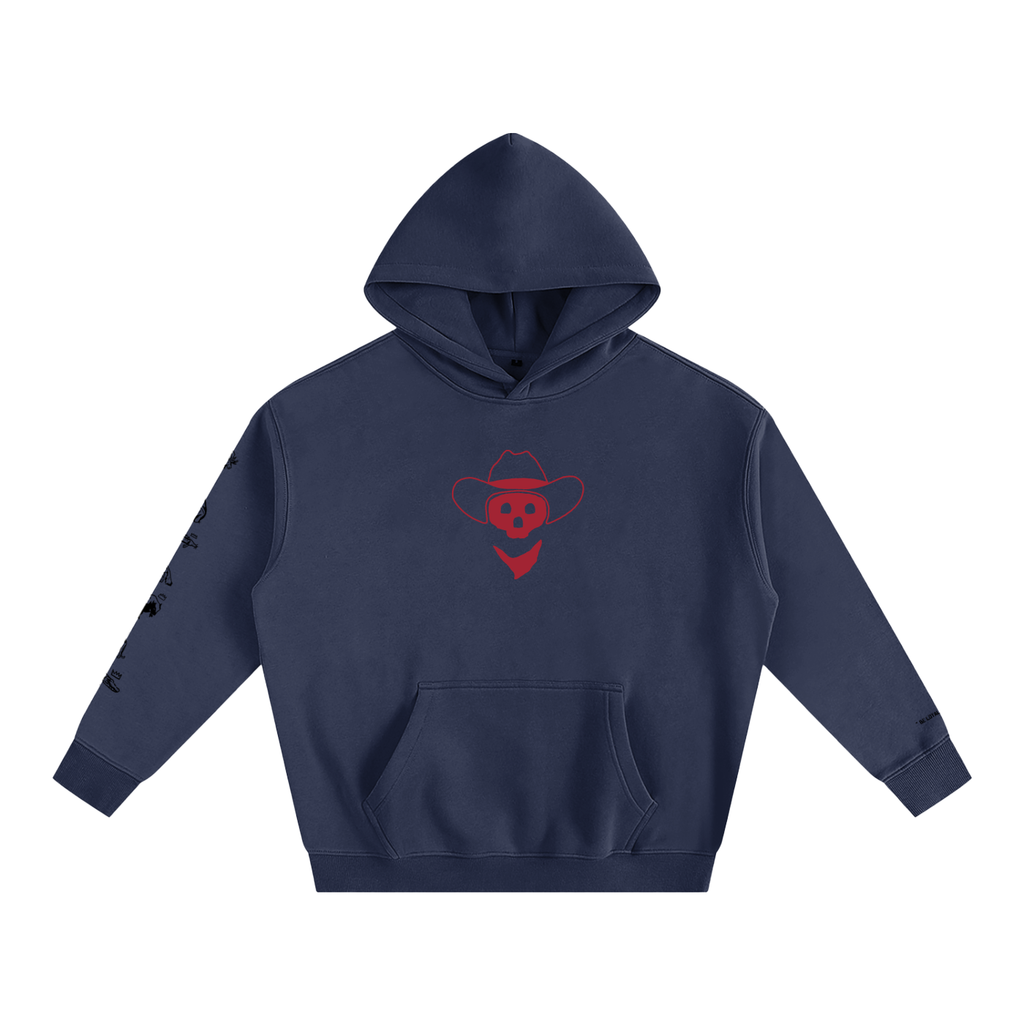 Forever Outlawed - B&W ( Lighter ) Oversize Fleeced Hoodie