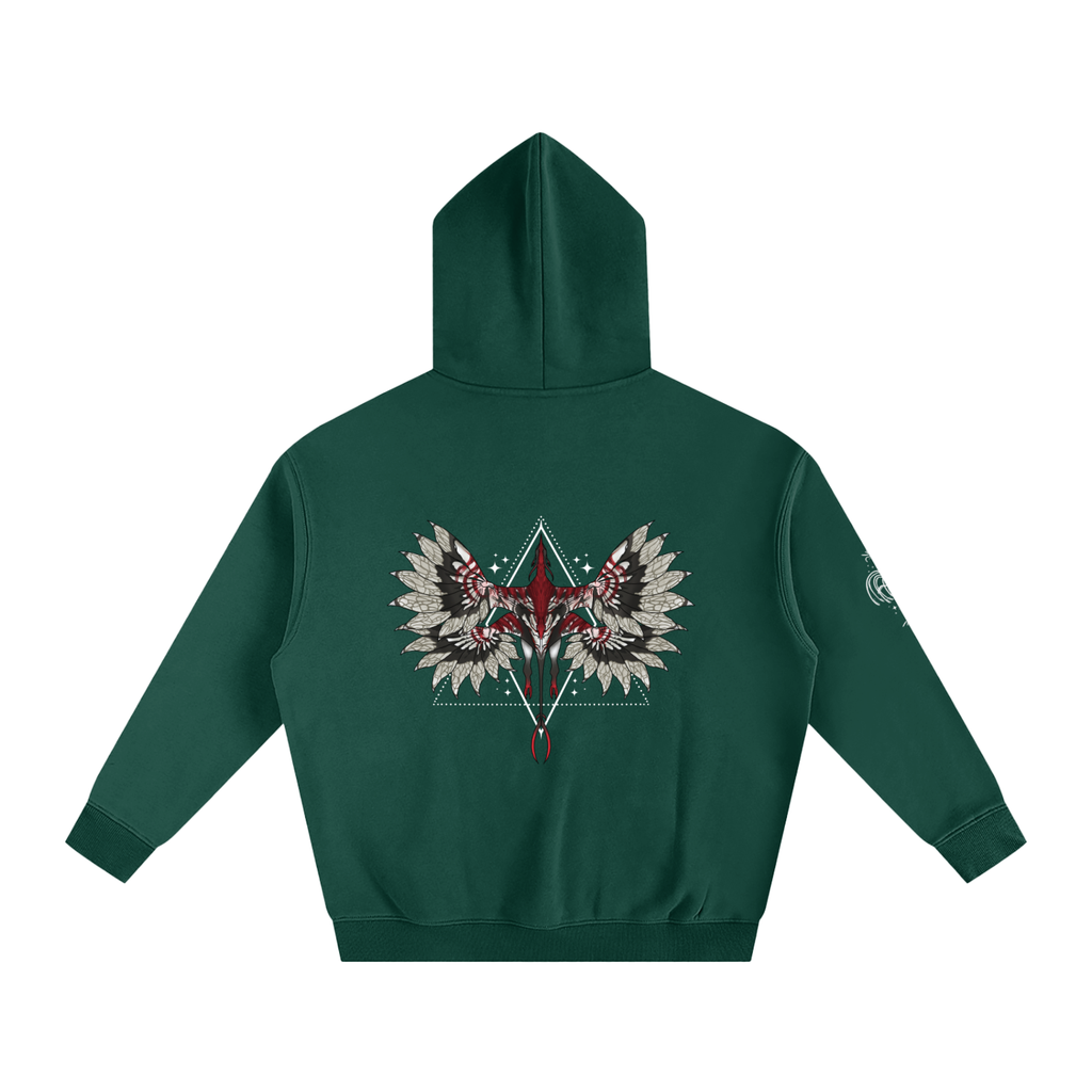 Beast Within The Shadows - Darker Colours ) Oversized Fleece Hoodie