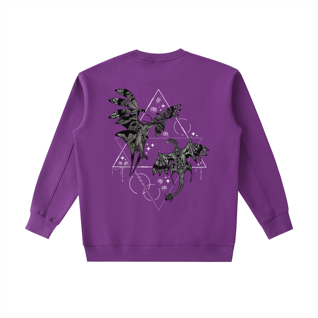 Wings of the first bond - ( Lighter design B&W ) Essential Heavyweight Crewneck Sweatshirt
