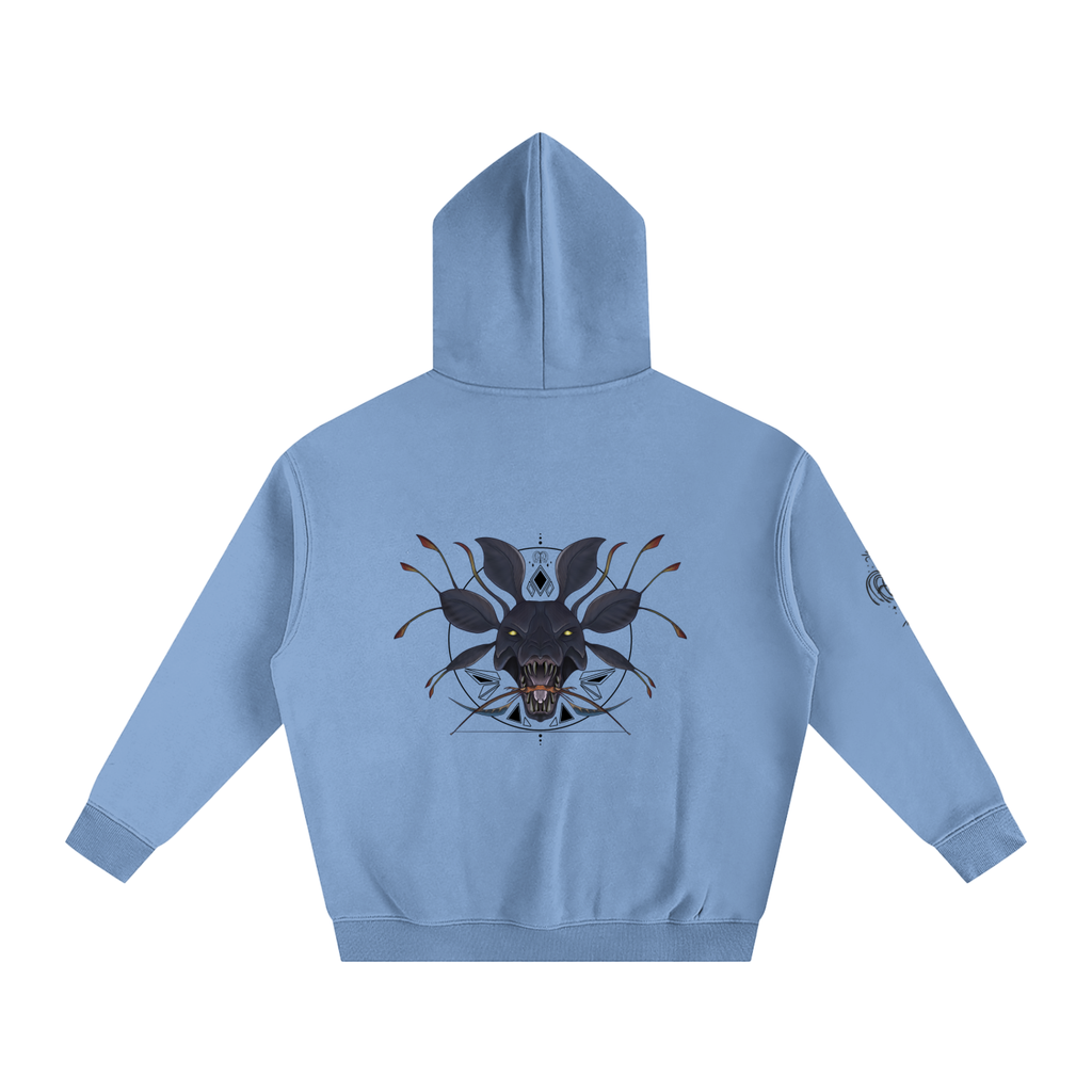 Hunter Of The Forest - Lighter colours ) Oversized Fleece Hoodie