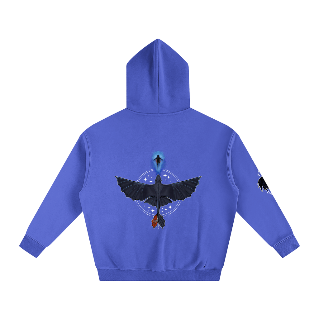 Midnight Bond - Oversize Fleeced Hoodie
