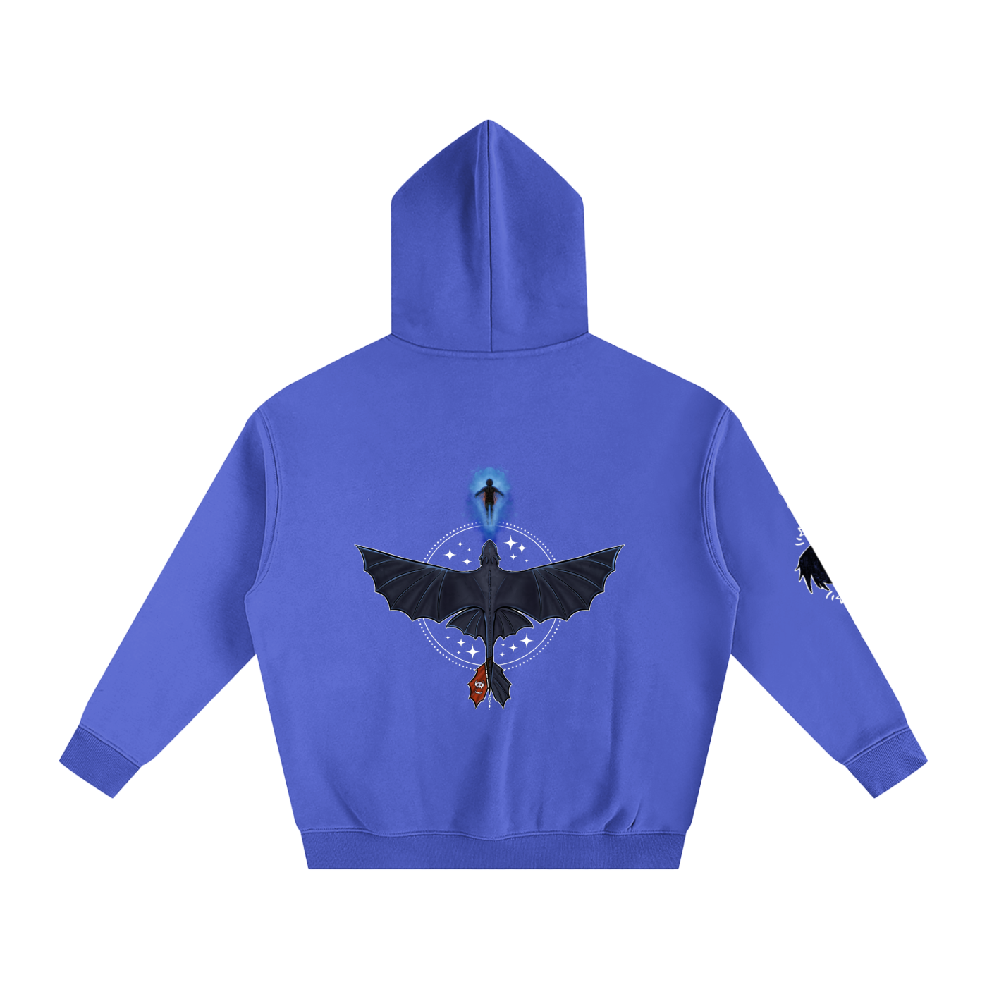 Midnight Bond - Oversize Fleeced Hoodie