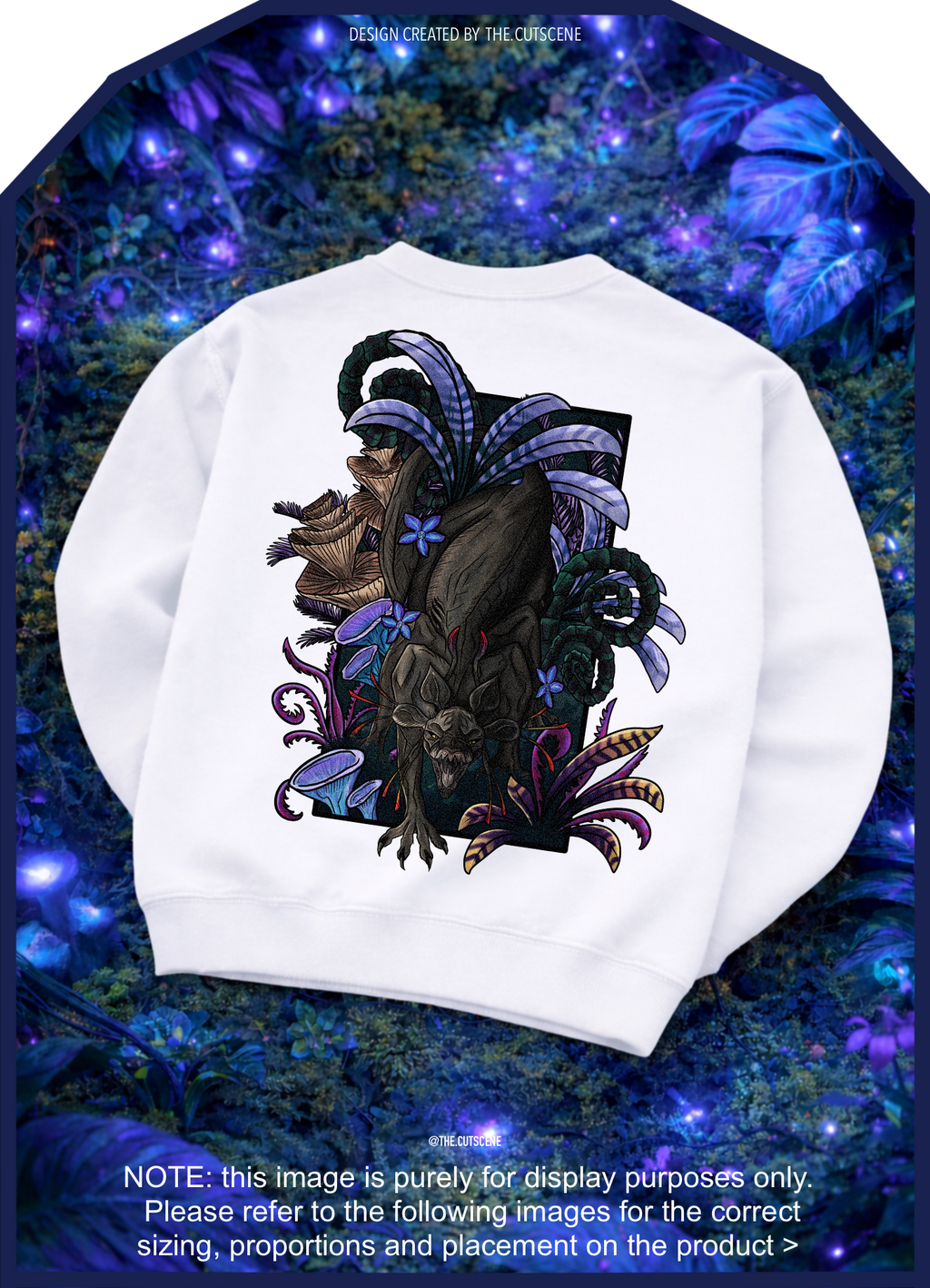 Echo of the first beast -( darker design ) Essential Heavyweight Crewneck Sweatshirt