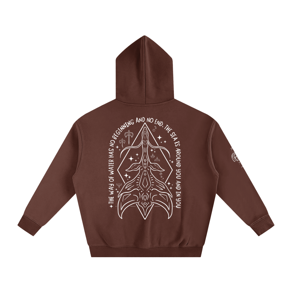 First Bond - Darker Colours ) Oversized Fleece Hoodie