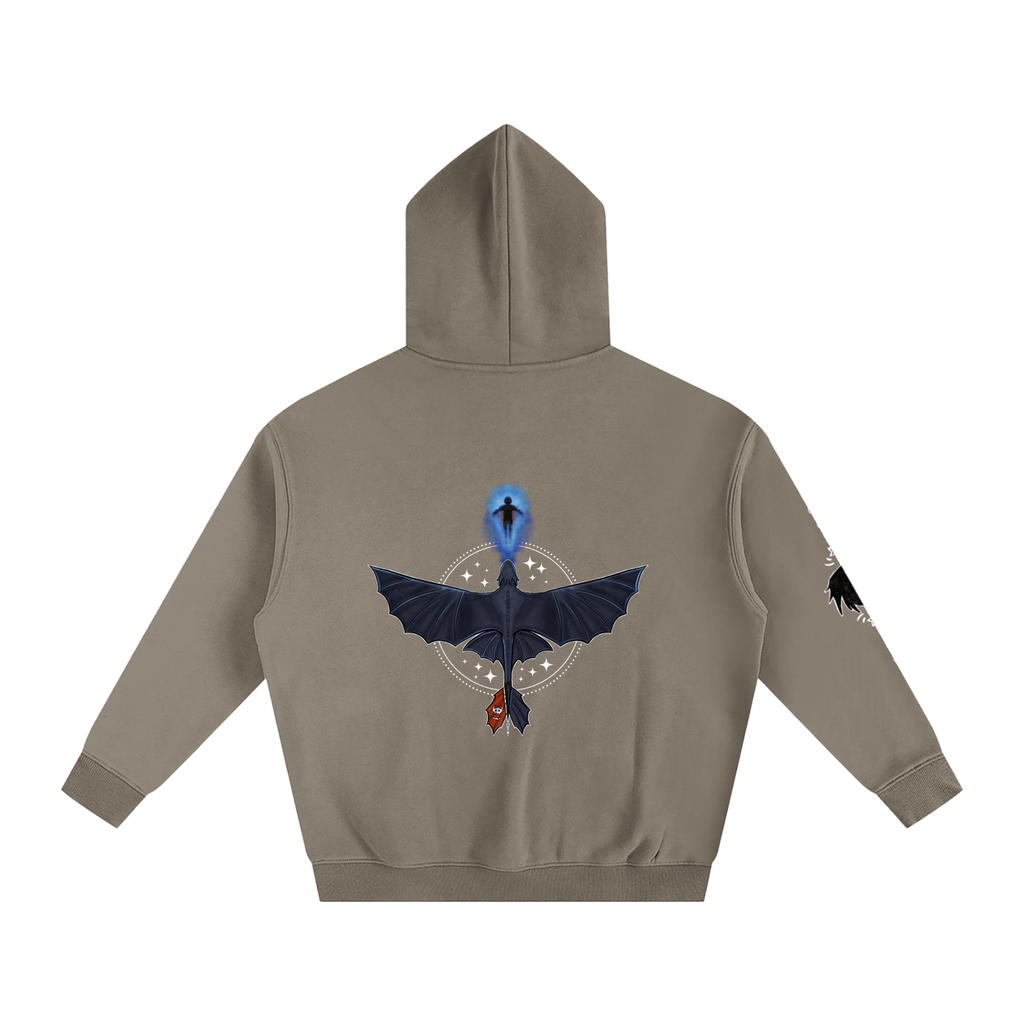 Midnight Bond - Oversize Fleeced Hoodie