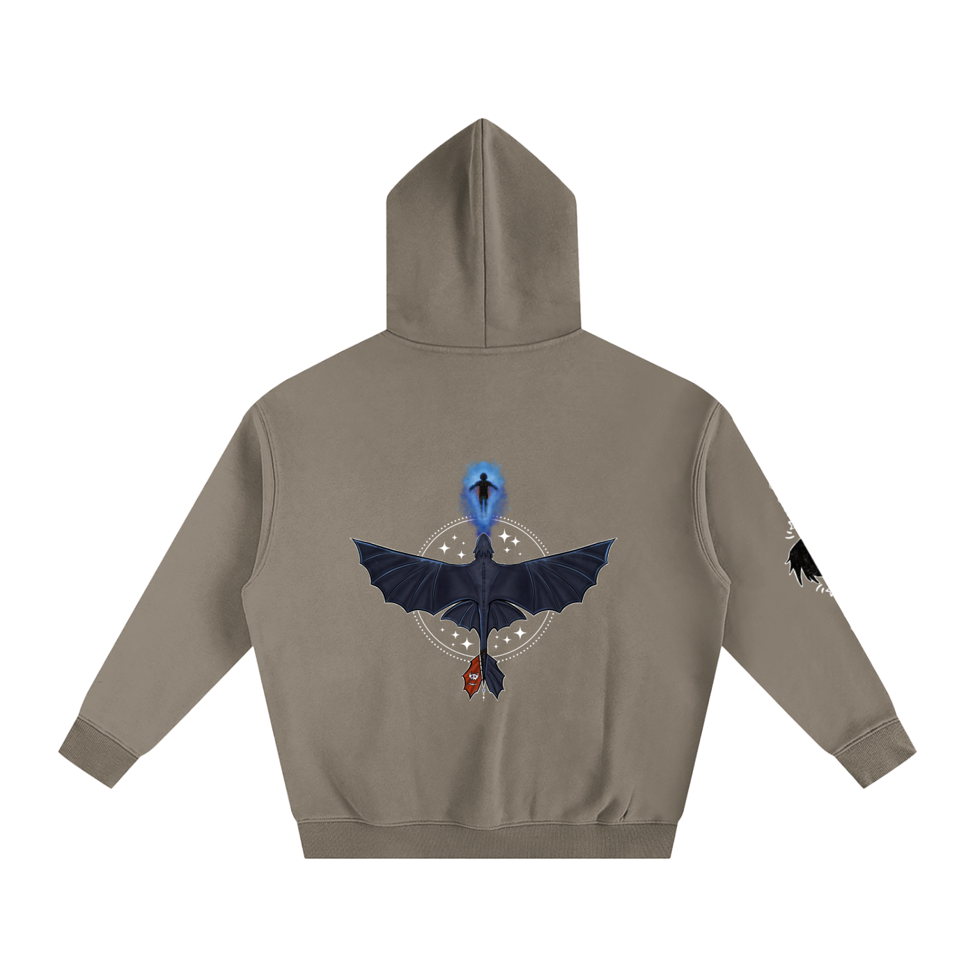Midnight Bond - Oversize Fleeced Hoodie