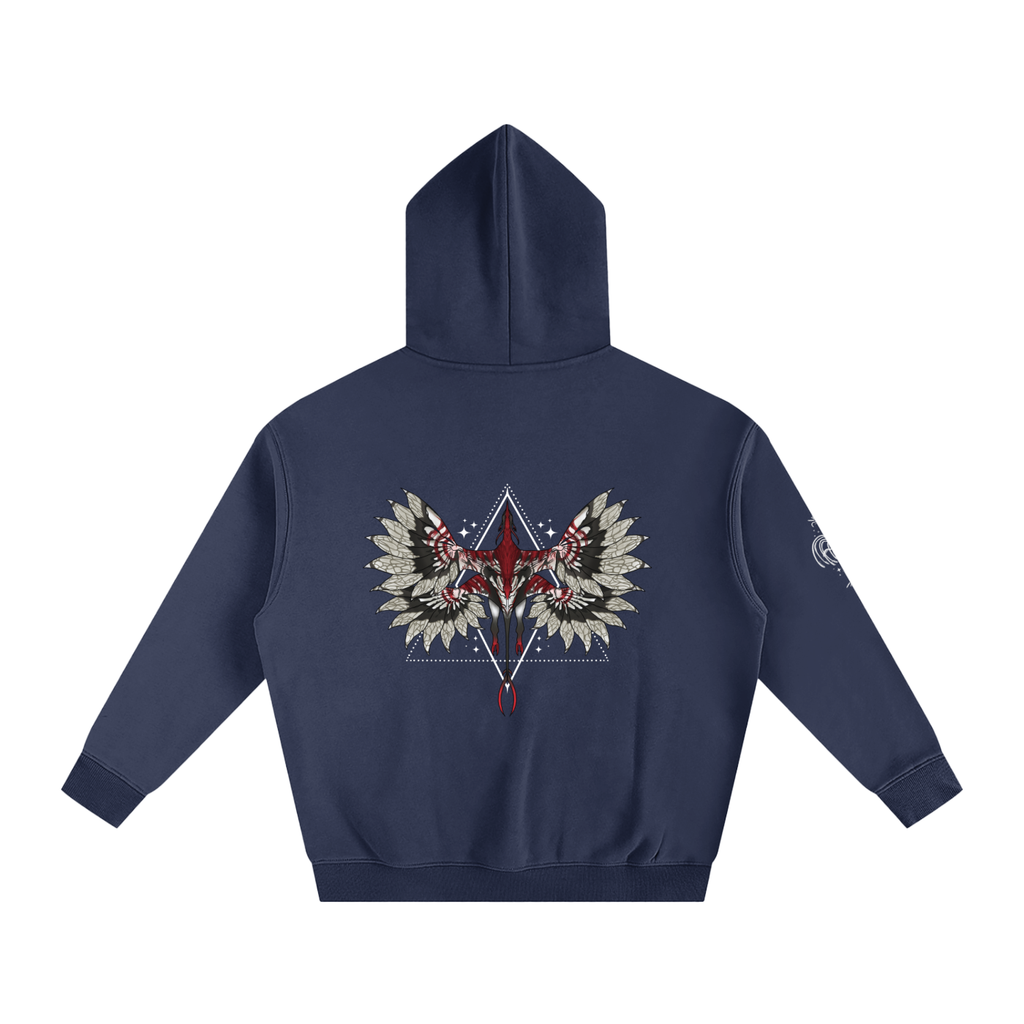 Beast Within The Shadows - Darker Colours ) Oversized Fleece Hoodie