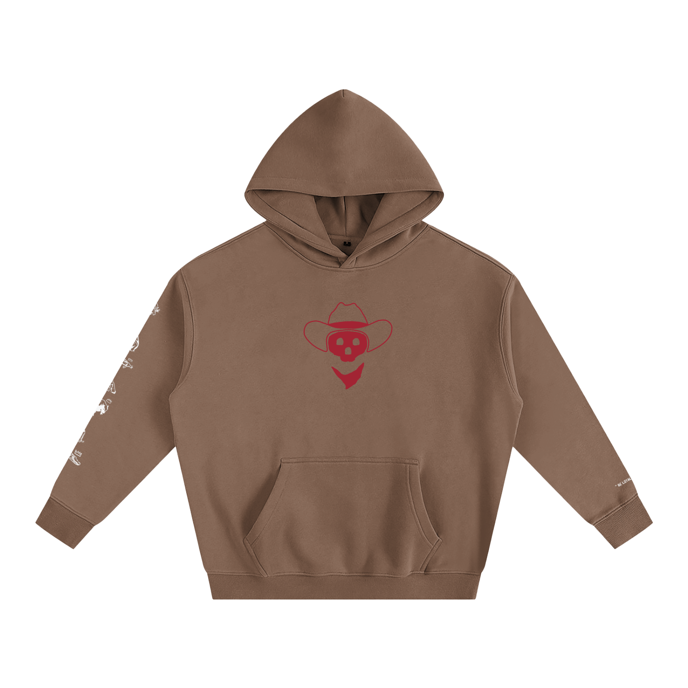 Forever Outlawed - coloured ( Darker ) Oversize Fleeced Hoodie