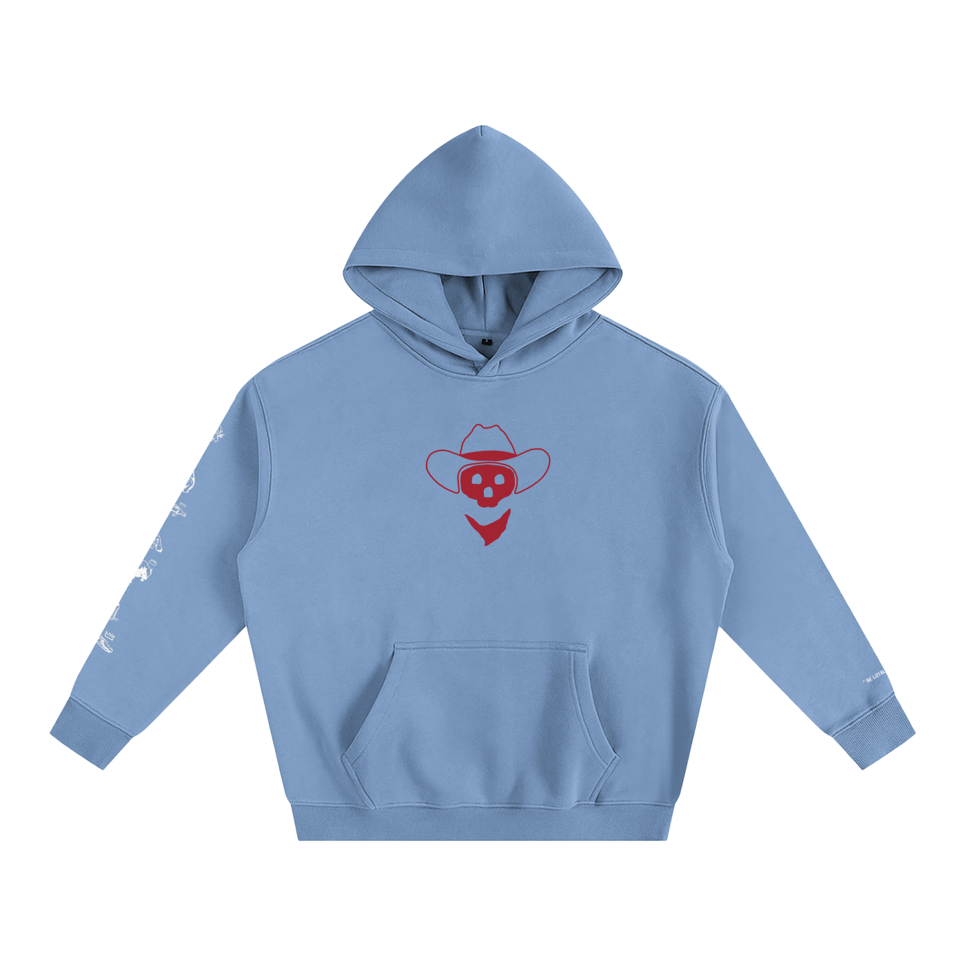 Forever Outlawed - coloured ( Darker ) Oversize Fleeced Hoodie