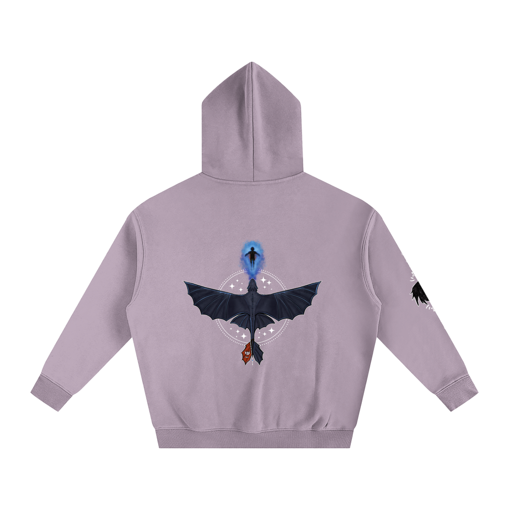 Midnight Bond - Oversize Fleeced Hoodie