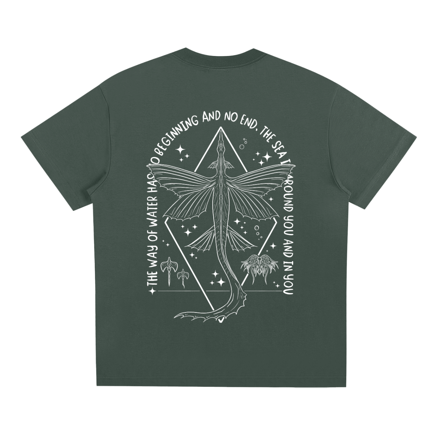 Ocean wings - ( Lighter Design ) Quick-Dry Cooling T-Shirt