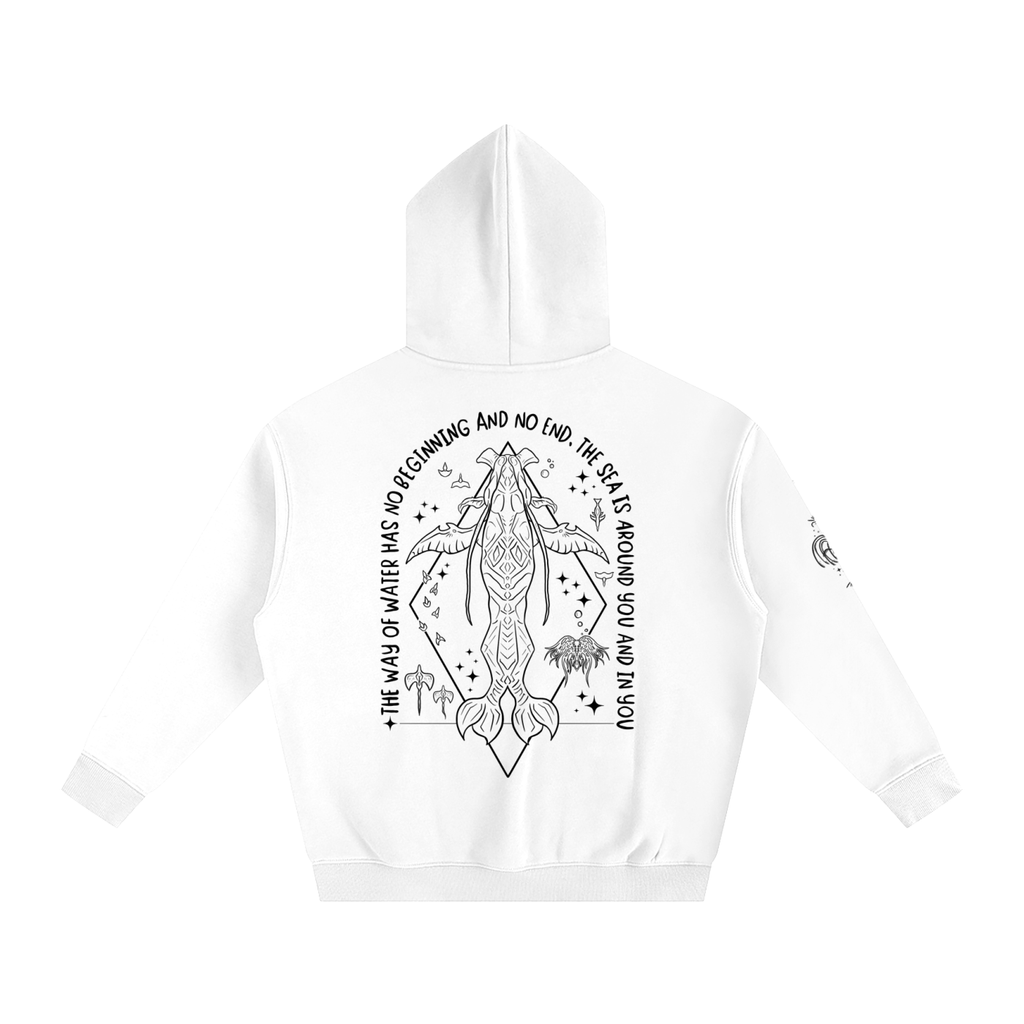 Spirit Sibling - Lighter Colours ) Oversized Fleece Hoodie