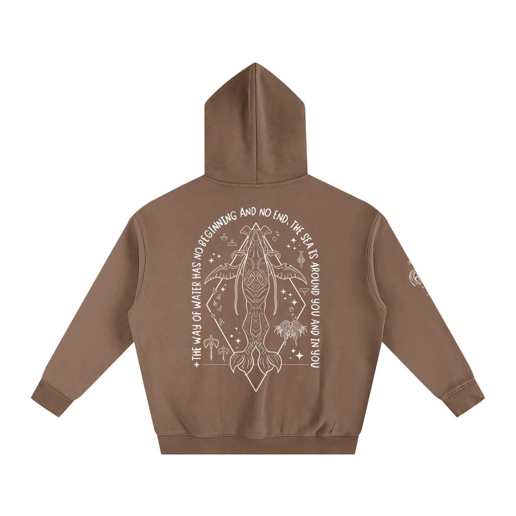 Spirit Sibling - Darker Colours ) Oversized Fleece Hoodie