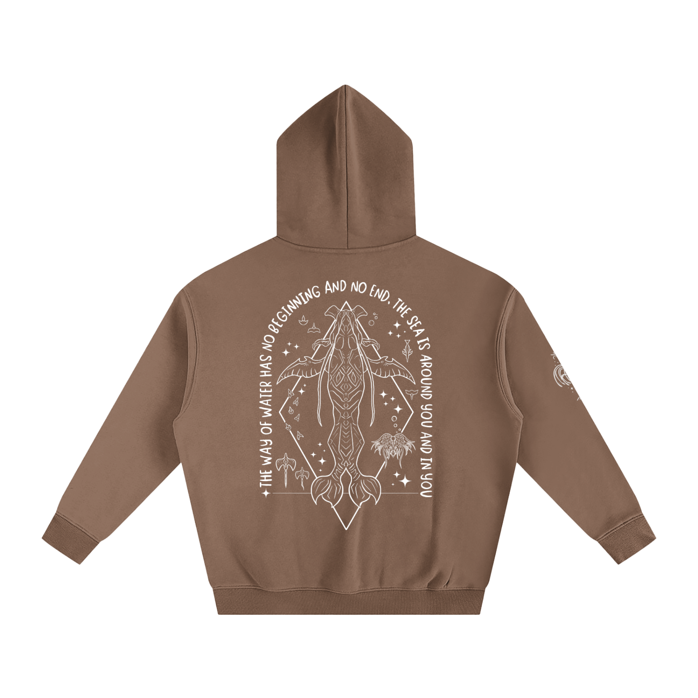 Spirit Sibling - Darker Colours ) Oversized Fleece Hoodie