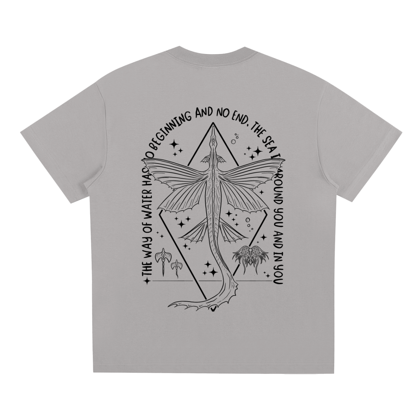 Ocean wings - ( Darker Design ) Quick-Dry Cooling T-Shirt